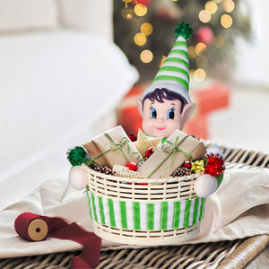 Cesta de Dulces Navideños al por Mayor, Caja de Regalo para el Hogar, Uso Diario, Almacenamiento para Niños - Product Image 2