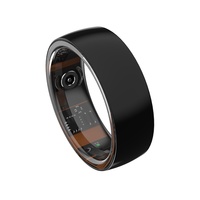 Anillo Inteligente de Aleación de Titanio con Monitor de Salud, Resistente al Agua, con Medición de Oxígeno en Sangre, Frecuencia Cardíaca, Podómetro, Control por Aplicación, Carga USB, para Android