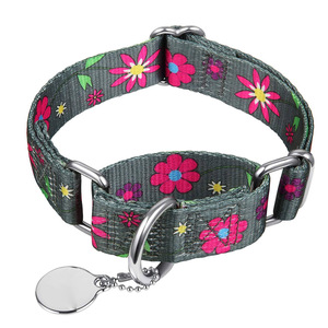 Collar de perro integrado, logotipo de patrón personalizado, etiqueta de Metal ajustable, fábrica al por mayor - Product Image 4