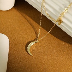 Collana con Luna in Argento Sterling 925 Placcato Oro Rodio, <span class=keywords><strong>Gioielli</strong></span> alla Moda all'Ingrosso - Product Image 3