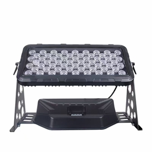 Faro LED RGBW da Esterno Impermeabile con Controllo DMX512, Luce Atmosferica Cittadina Dimmerabile, Design a Doppio Strato - Product Image 1