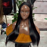 Parrucca Full Lace di Alta Qualità in Capelli Vergini, Annodata a Mano, 100% Umani, Fornitori all'Ingrosso di Capelli Vergini, Liscia, Trasparente, Full Lace HD