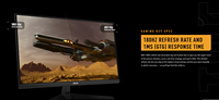 Moniteur de jeu 24 pouces A SUS VG249Q3A 1 ms MPRT HDR10 avec protection oculaire pour l'e-sport