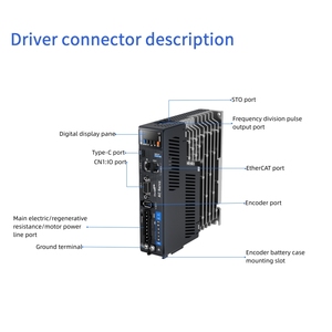 Servo Motor AC Leadshine de 400W, Ahorro de Costos y Fácil Operación, Comunicación por Bus EtherCAT, Servoaccionamiento L7N-400 - Product Image 3