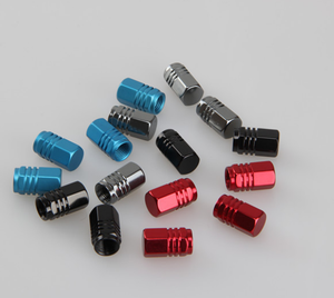 Tapas de Válvula de Neumático de Aluminio Coloridas - Tapas Hexagonales para Válvulas de Rueda de Coche, Estilo Americano (Juego de 4) - Product Image 6