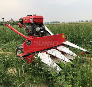 Hot Selling 2025 Good Price 8hp Power Bcs Tractor Reaper Binder for Grass, Wheat, Rice Farm Crop <b>Harvest</b> Using Push Type <b>Harvest</b> - Product Image 6