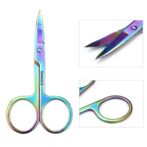 Ciseaux à ongles en acier inoxydable, lame droite et aiguisée, pour manucure et pédicure, pour droitiers, logo personnalisé OEM, outil de beauté, fournitures - Product Image 5