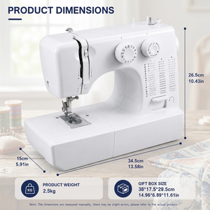Máquina de Coser Doméstica UUFR-818 de Bajo Mantenimiento con Puntada Overlock y Bordado para Diseño de Moda y Proyectos de Manualidades - Product Image 2