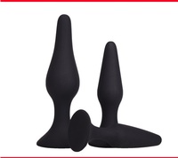 3 adet silikon Anal Plug seks oyuncakları erkekler için yeni başlayanlar eğitim gerçekçi yapay penis prostat masaj aleti anüs Anal Dildo erkek mastürbasyon %