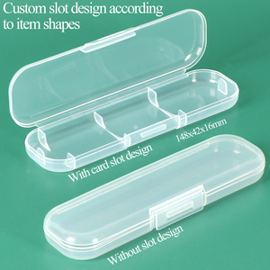 SUNSHING - Estuche de Almacenamiento para Depiladora Facial con Logotipo Personalizado, Organizador de Herramientas de Maquillaje de Plástico, Estuche Transparente para Recortador de Cejas, Contenedor para Depiladora de Cejas - Product Image 4