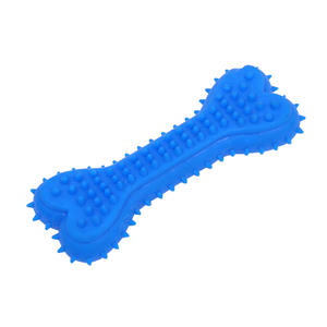 Commercio all'ingrosso della fabbrica di animali domestici da masticare indistruttibile giocattoli per cani osso molari-pit-resistente giocattoli TPR osso per cani da masticare giocattoli cigolanti - Product Image 5