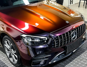 Film adhésif pour voiture effet caméléon super brillant 5 couleurs (violet, or, noir, rouge, orange) 1,52 x 18 mètres - Product Image 3
