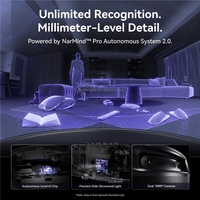 Robot Vacuum Cleaner Pintar New Narwal Flow 2 31000Pa HEPA Basah Kering Cuci Otomatis Pel AI Pengenal Objek Pengosongan Otomatis