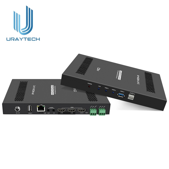 2 Channels 4k hdmi Video Encoder ip stream transcoding ip stream decoding all in one