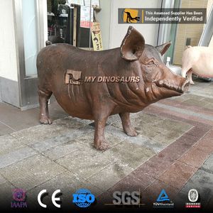<span class=keywords><strong>Il</strong></span> mio Dino AA049 Zoo Attrezzature <span class=keywords><strong>Parco</strong></span> a Grandezza naturale Modello Animale Animatronic Maiale - Product Image 2