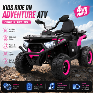 Moto Elettrica per Bambini 12V con Telecomando, Stile ATV, Nuova Condizione, Ottima Potenza delle Ruote - Product Image 2