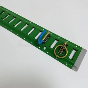 Rail de fixation horizontal E Track TIE-DOWN RAI, revêtement en poudre verte - Product Image 4