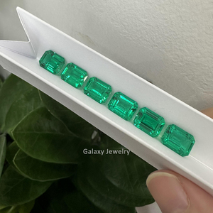 Giá Mỗi Carat Loose <span class=keywords><strong>Emerald</strong></span> Cắt Đá Quý Colombia Thủy Nhiệt Muzo Màu Xanh Lá Cây Phòng Thí Nghiệm Grown <span class=keywords><strong>Emerald</strong></span> Cho Chiếc Nhẫn Làm - Product Image 4
