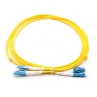 Kabel Patch Cord Fiber Optik Indoor Simplex Duplex NX CORE Single Mode dari Plastik Rekayasa untuk Komunikasi