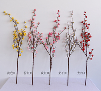 Fabrik Großhandel künstliche 86cm chinesische Pflaumen blüte Blumen stiel für die Dekoration