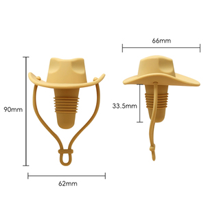 Bouchon <span class=keywords><strong>de</strong></span> <span class=keywords><strong>bouteille</strong></span> <span class=keywords><strong>de</strong></span> <span class=keywords><strong>vin</strong></span> en silicone avec design sombrero, garde le <span class=keywords><strong>vin</strong></span> frais, anti-fuite, bouchons <span class=keywords><strong>de</strong></span> <span class=keywords><strong>bouteille</strong></span> en forme <span class=keywords><strong>de</strong></span> chapeau <span class=keywords><strong>de</strong></span> cowboy - Product Image 6