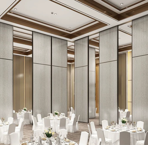 Modern hareketli bölme duvarları, ses geçirmez katlanır ekranlar, ses geçirmez hareketli bölmeler, dans stüdyoları, ofisler, restoranlar - Product Image 5