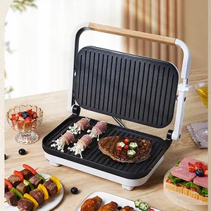 Top vente sans fumée électrique Contact Grill Sandwich presse Portable intérieur sans huile Panini grilles électriques pour le ménage