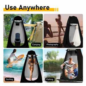 Carpa Plegable de Emergencia para Ducha y Vestidor al Aire Libre, Personalizable, para Adultos, para Campamento, Senderismo y Privacidad - Product Image 4