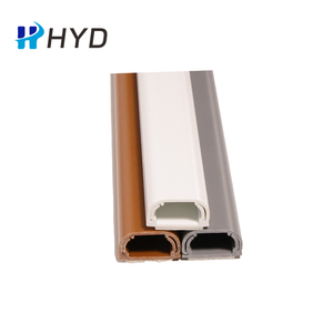 Mini vuông khe cắm PVC sàn rãnh rắn dây lưới lưu trữ quản lý cáp ống dẫn hiệu quả dây tổ chức hệ thống - Product Image 1