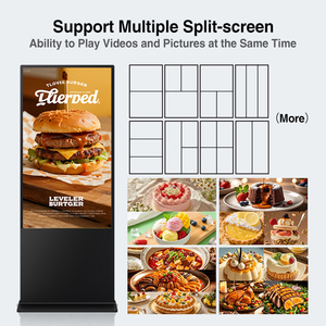 Pantalla Digital de Señalización de Doble Cara de 50 Pulgadas con Soporte de Piso Vertical para Publicidad en Centros Comerciales - Product Image 4