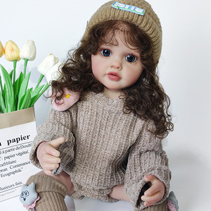 Muñeca de bebé <span class=keywords><strong>Reborn</strong></span> realista <span class=keywords><strong>real</strong></span> personalizada, muñecas de vinilo de silicona para niña pequeña, 55cm, <span class=keywords><strong>Bebe</strong></span> <span class=keywords><strong>Reborn</strong></span> para niñas - Product Image 5