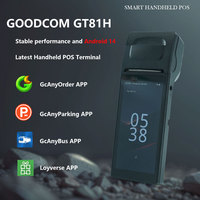 GOODCOM Android 14 POS мобильный терминал с приложением LOYVERSE 58 мм встроенный принтер в наличии
