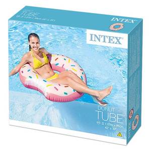 <span class=keywords><strong>INTEX</strong></span> 56265 logotipo personalizado PVC <span class=keywords><strong>Donut</strong></span> piscina <span class=keywords><strong>Flotador</strong></span> para fiesta de verano anillos de natación inflables anillo de agua para niños y adultos - Product Image 6