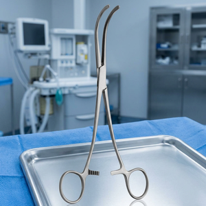 Pinzas Intestinales Bainbridge RS-1650 de Ruya Surgical, Instrumentos Quirúrgicos Manuales de Acero Inoxidable Alemán, Rectas y Curvas - Product Image 3