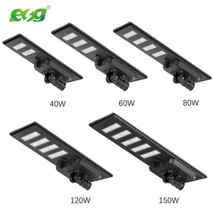 Iluminación Solar para Carreteras ESG Todo en Uno, 60W 80W, Aluminio para Exteriores, Alto Lumen, IP65 Impermeable, Farola Solar Integrada de 40/60/80W - Product Image 3