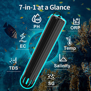 테스트 키트 pH TDS EC ORP 온도 SG 염도 측정기에 대한 7 in 1 온라인 잉어 연못 및 수족관 수질 - Product Image 2