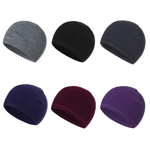 Casquette de cyclisme d'hiver unie unisexe pour adulte, doublure de casque de sport d'extérieur, chaude et épaisse, résistante au froid - Product Image 1
