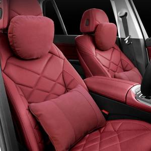 Oreiller de voiture <span class=keywords><strong>Mercedes</strong></span>-Benz Maybach pour appuie-tête et protège-cou Bmw <span class=keywords><strong>Coussin</strong></span> de siège de voiture en cuir fabriqué en usine - Product Image 2