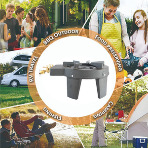 Réchaud à gaz en fonte Réglable Rotisserie Balance Poids Grill Rack Spit Contrepoids pour Accessoires Barbecue Outil Spit - Product Image 6