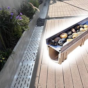 Canale di drenaggio a U <span class=keywords><strong>in</strong></span> polimero cementizio GREENTECH per acque piovane e di superficie - Product Image 3