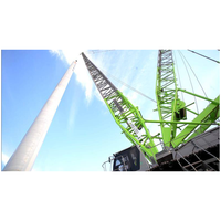 Éolienne Zoomlion Zcc8800w 2MW de Chine, grue sur chenilles de 650 tonnes