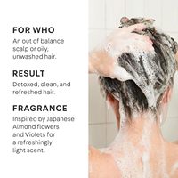 Shampoing Clarifiant Exfoliant 2-en-1 à l'Acide Hyaluronique Marque Blanche – Nettoyant Exfoliant Profond pour Cuir Chevelu – Soin Capillaire Purifiant