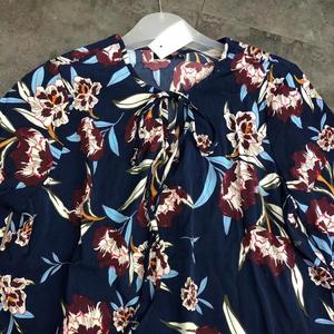 2023 nouveau printemps été dames imprimé à manches longues Blouse Stock <span class=keywords><strong>Lot</strong></span> vêtements Stock Blouse décontractée chemise - Product Image 5