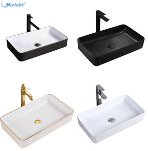 Lavabo en céramique de couleur antique pour salle de bain - Product Image 1