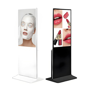 สามารถเลือกแบบหน้าจอสัมผัสได้ ตู้คีออสก์จอแสดงผลโฆษณา LCD สำหรับใช้งานภายในอาคาร พร้อมขาตั้งพื้นสำหรับเล่นโฆษณา - Product Image 1