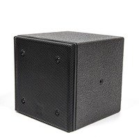 Sistema de Altavoces Line Array Coaxial Activo de Dos Vías con Tecnología de Transductor, 120W, Respuesta de Frecuencia de 95Hz-20kHz, Rectangular Metálico para el Hogar