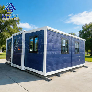 บ้านสำเร็จรูปแบบขยายได้ AU Standard ขนาด 20 ฟุต 40 ฟุต 1 2 3 4 5 ห้องนอน บ้านพักอาศัยหรูหราแบบพกพา - Product Image 5