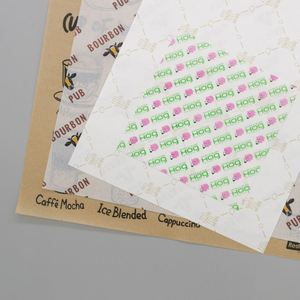 Custom Printed Lemon Print <b>Greaseproof</b> Color A4 Butter Wrap <b>Paper</b> for Food Packing Packaging with Printing - Product Image 2