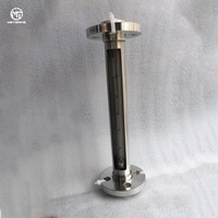 Rotámetro de Tubo de Vidrio con Revestimiento de PTFE y Acero Inoxidable OEM para Medir Ácido Clorhídrico, Ácido Sulfúrico y Ácido Acético a Baja Concentración