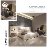 Juego de Muebles de Lujo Italianos Modernos para Villa, Sofá para Sala de Estar, Mesa de Comedor de Mármol, Cama, Gabinete, Solución Integral para Hotel o Mansión